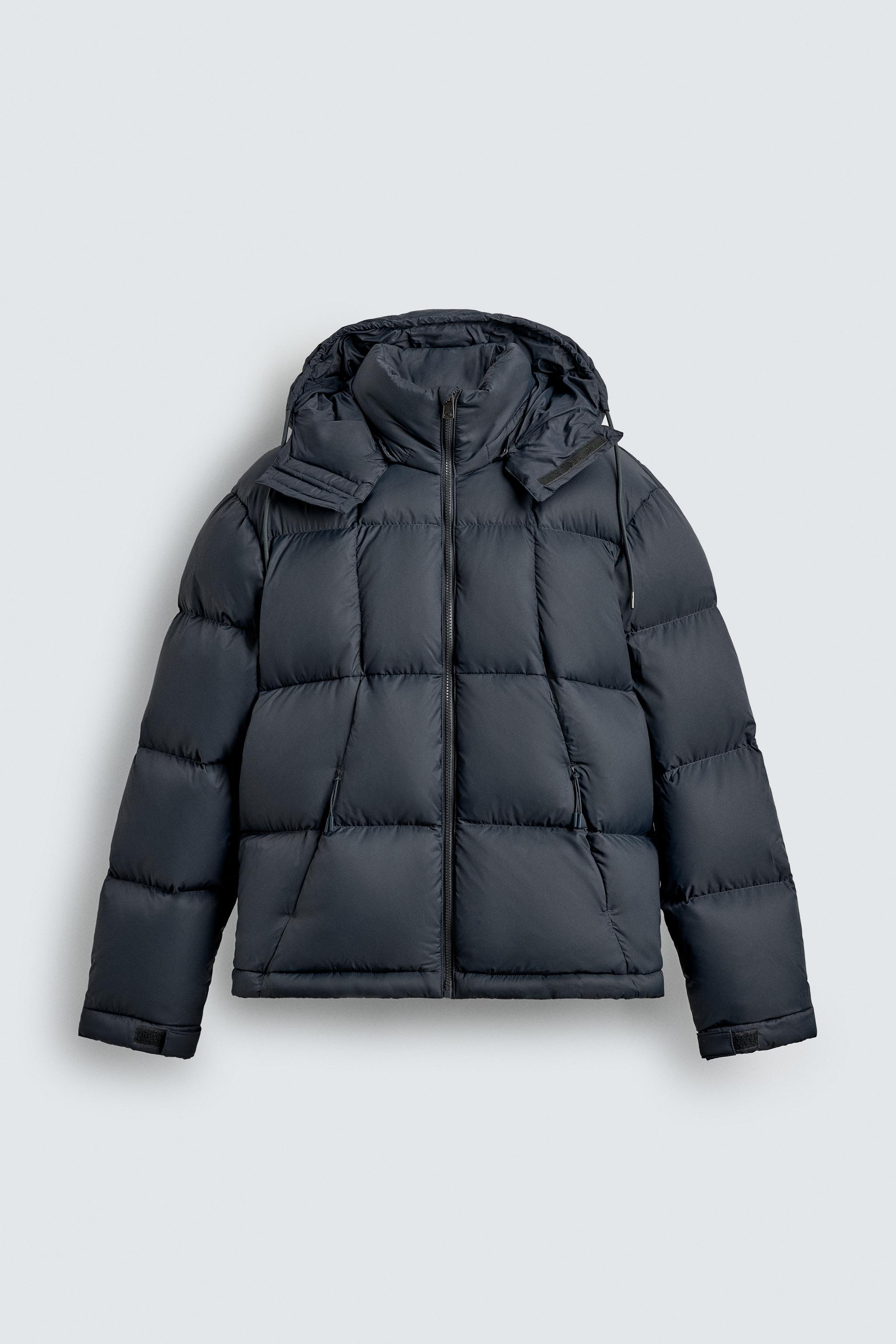 100% FEATHER WATER REPELLENT PUFFER JACKET